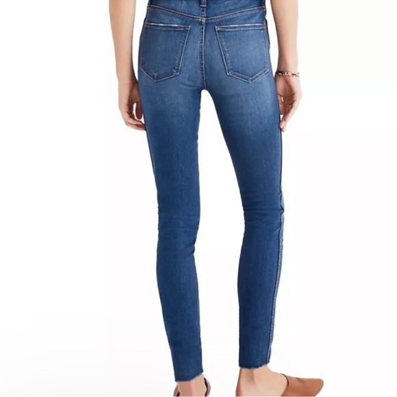 MADEWELL | 10" High-Rise Skinny Jeans in Hanna Wash - Picture 2 of 6